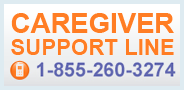 Caregiver Support Line 1-855-260-3274